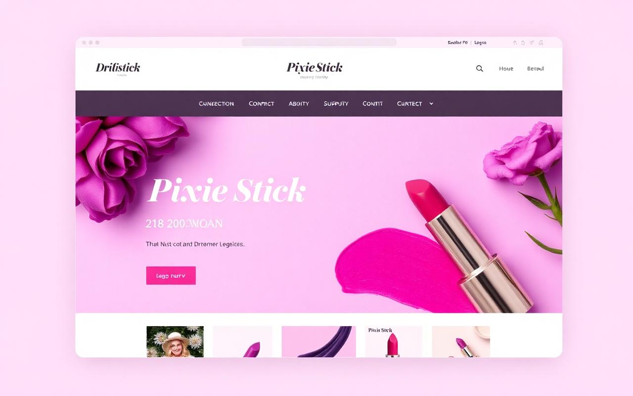 pixie-stick.com Shopify storefront built by Kenny